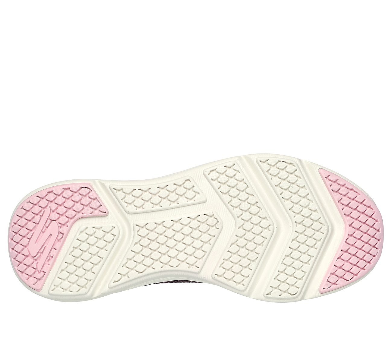 GO RUN ELEVATE - CORRAL, DARK MAUVE Footwear Bottom View