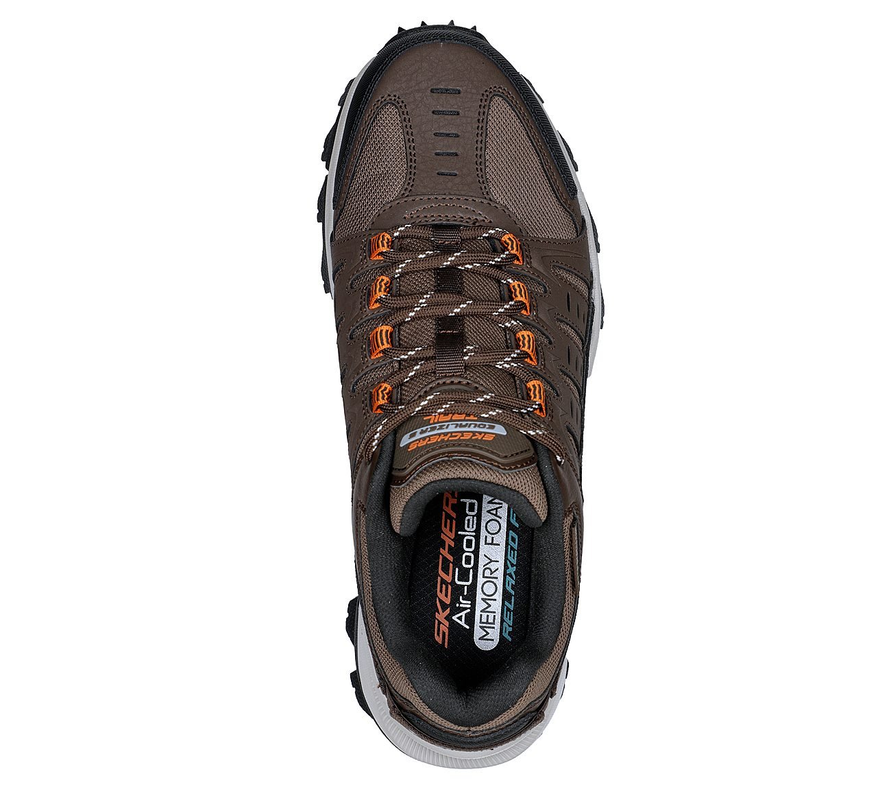 EQUALIZER 5.0 TRAIL - SOLIX, BROWN/ORANGE Footwear Top View