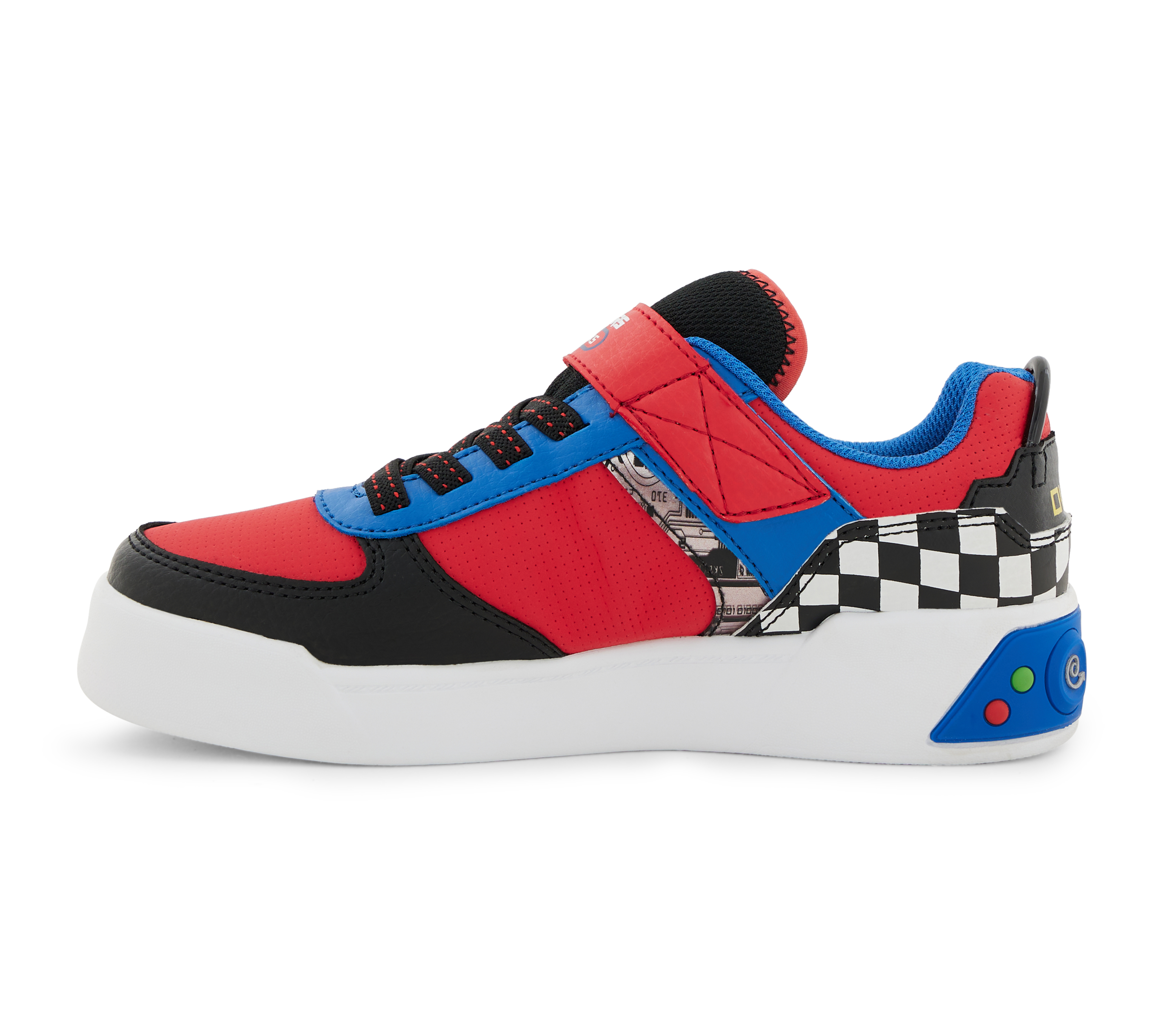 GAME COURT, RED/MULTI Footwear Left View