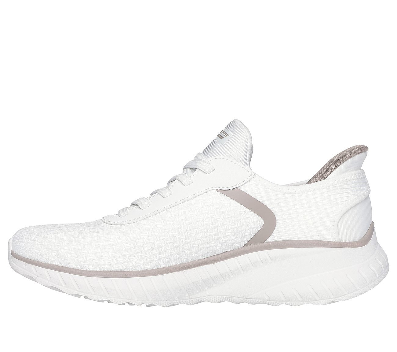 BOBS SQUAD CHAOS-STROKEOFLUCK, OFF WHITE Footwear Left View