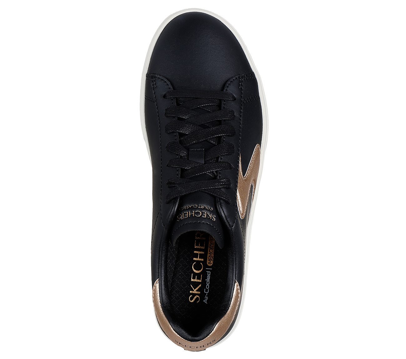EDEN LX-BEAMING GLORY, BLACK Footwear Top View