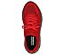 MAX CUSHIONING HYPER CRAZE, RED/BLACK Footwear Top View