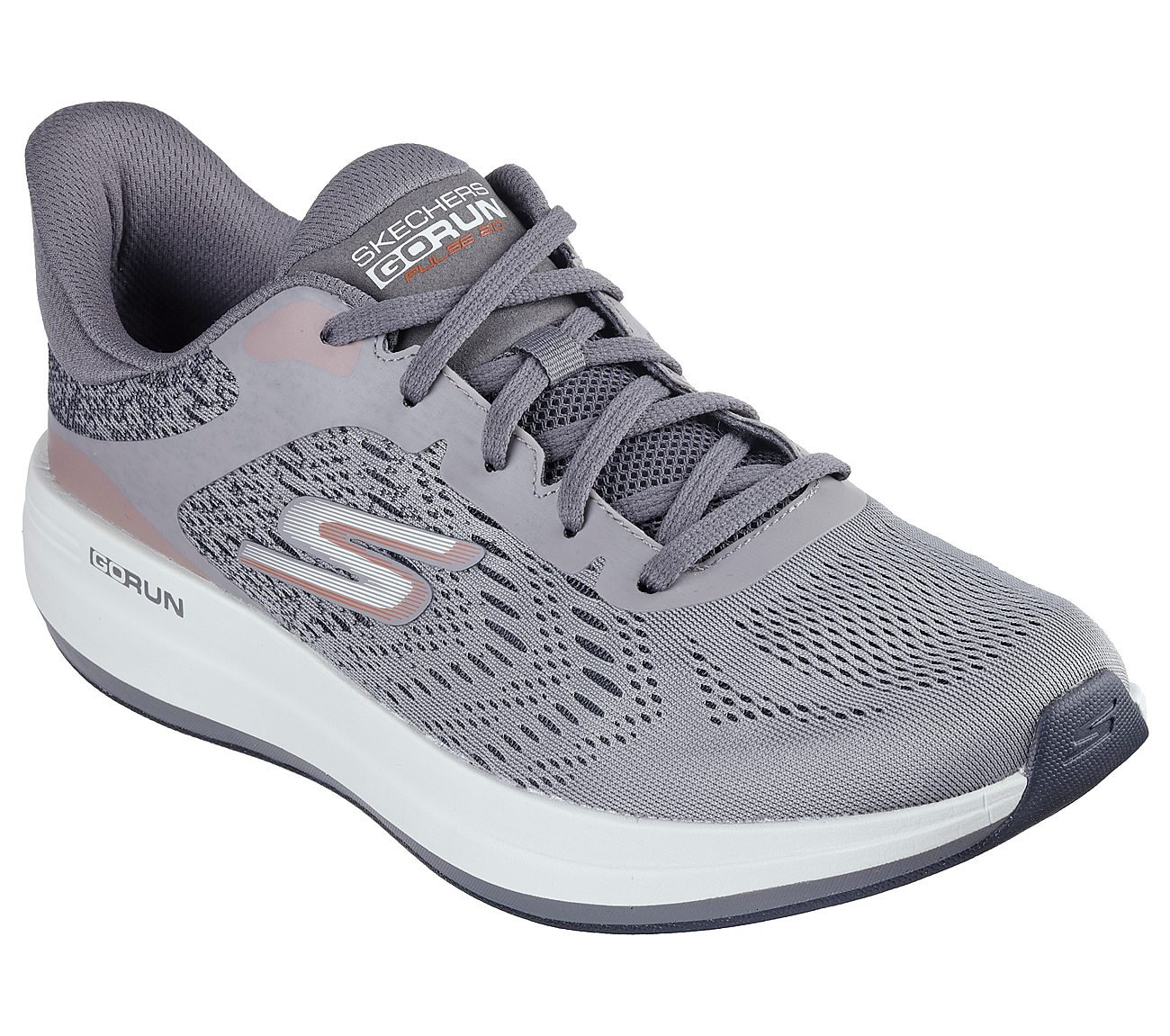GO RUN PULSE 2, GREY Footwear Left View