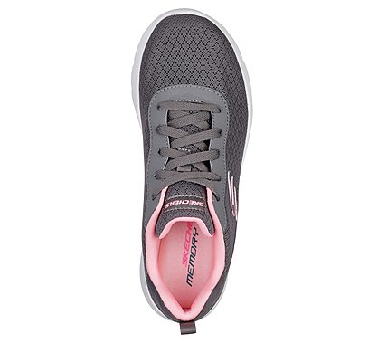 DYNAMIGHT 2.0 - EYE TO EYE, CHARCOAL/CORAL Footwear Top View