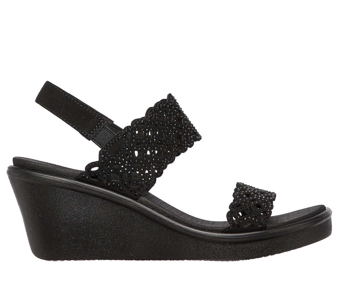 RUMBLE ON - SASSY DAYZ, BBLACK Footwear Lateral View