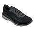 GO RUN FOCUS - BENDER, CHARCOAL/GREEN Footwear Lateral View