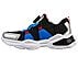 SKECH-BOTS - SKYTREK, BLACK/RED/BLUE Footwear Left View