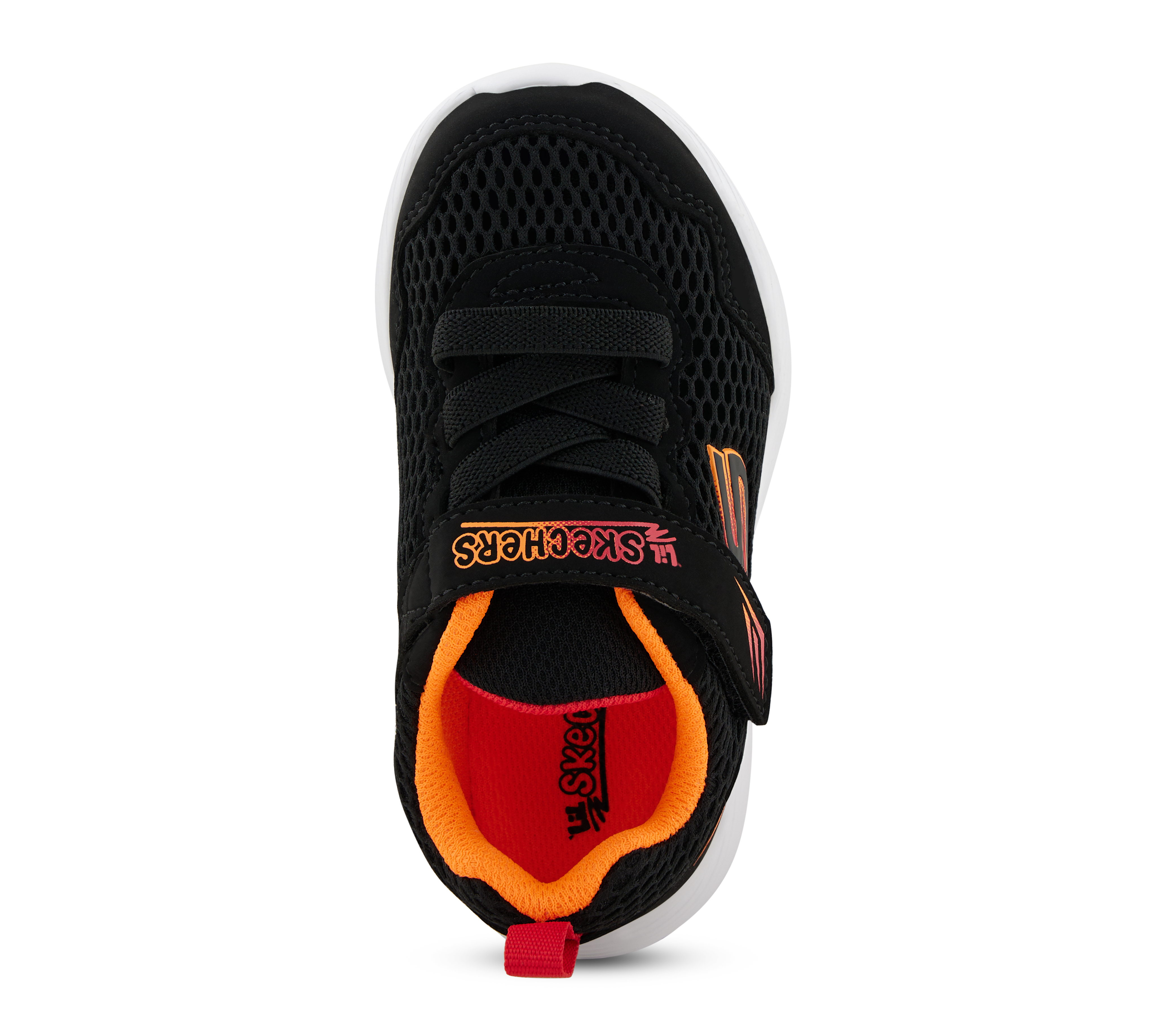 DYNA-LITE, BLACK/ORANGE Footwear Top View