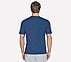 SKECHERS SPORT COURT T-SHIRT, BROWN/RED Apparel Top View