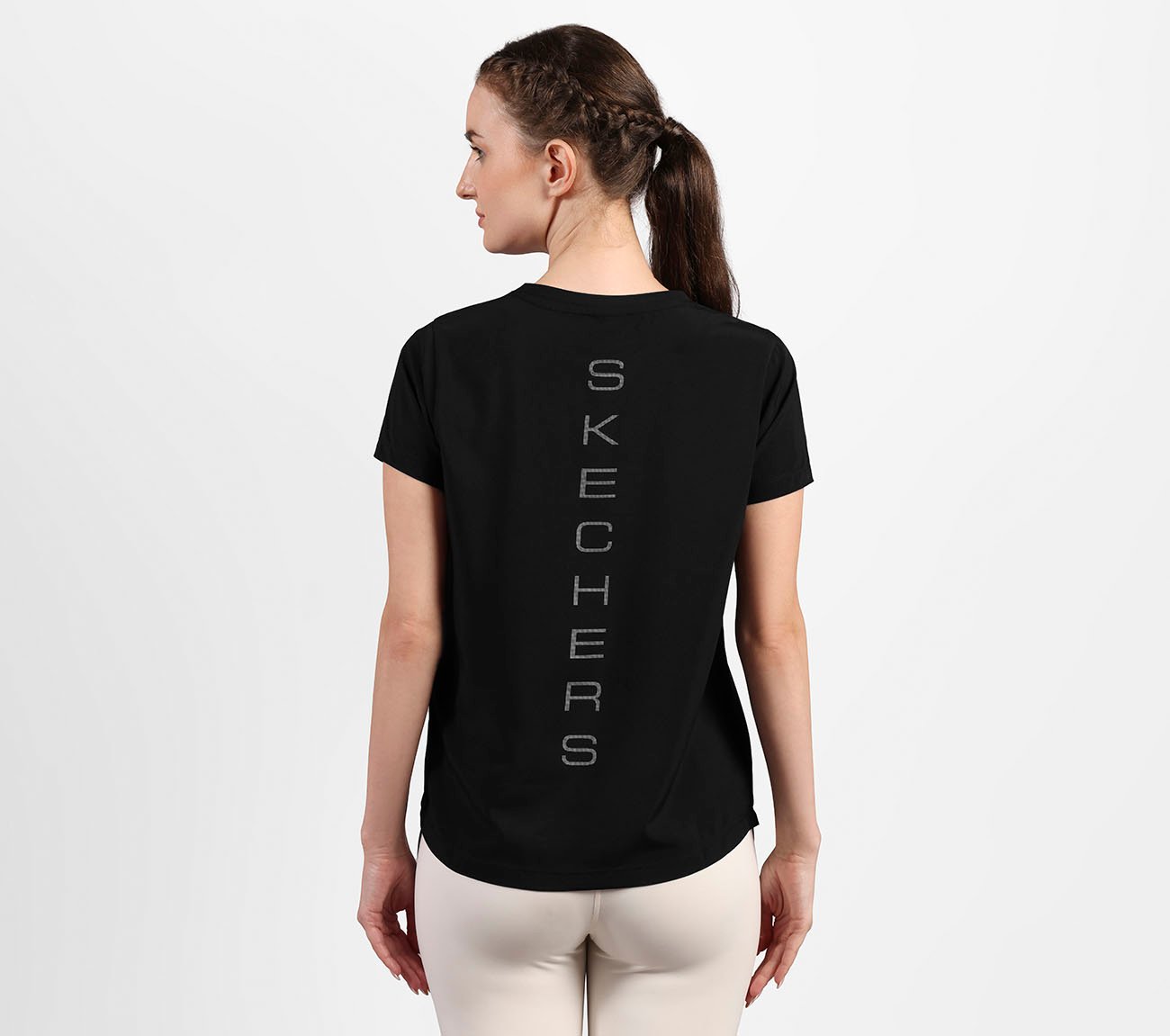 PERFORMANCE BOXY FIT T SHIRT, BLACK Apparels Left View