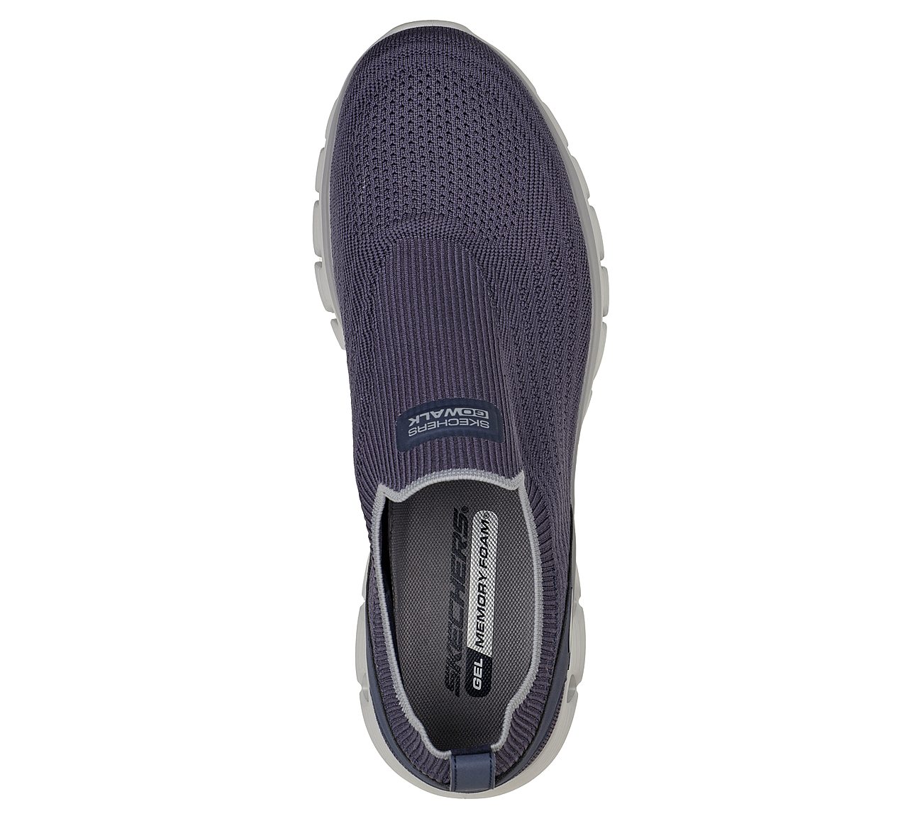 Skechers Navy Go-Walk-Glide-Step-Flex Men's Slip On Shoes - Style ID ...