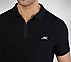 SS 1/4 ZIP POLO, BBBBLACK Apparel Right View