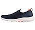 GO WALK 6, NAVY/ORANGE Footwear Left View