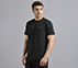 SKECHERS BACK LOGO TEE, BLACK