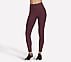 GOFLEX RIB FL HW LEGGING, BURGUNDY/PINK