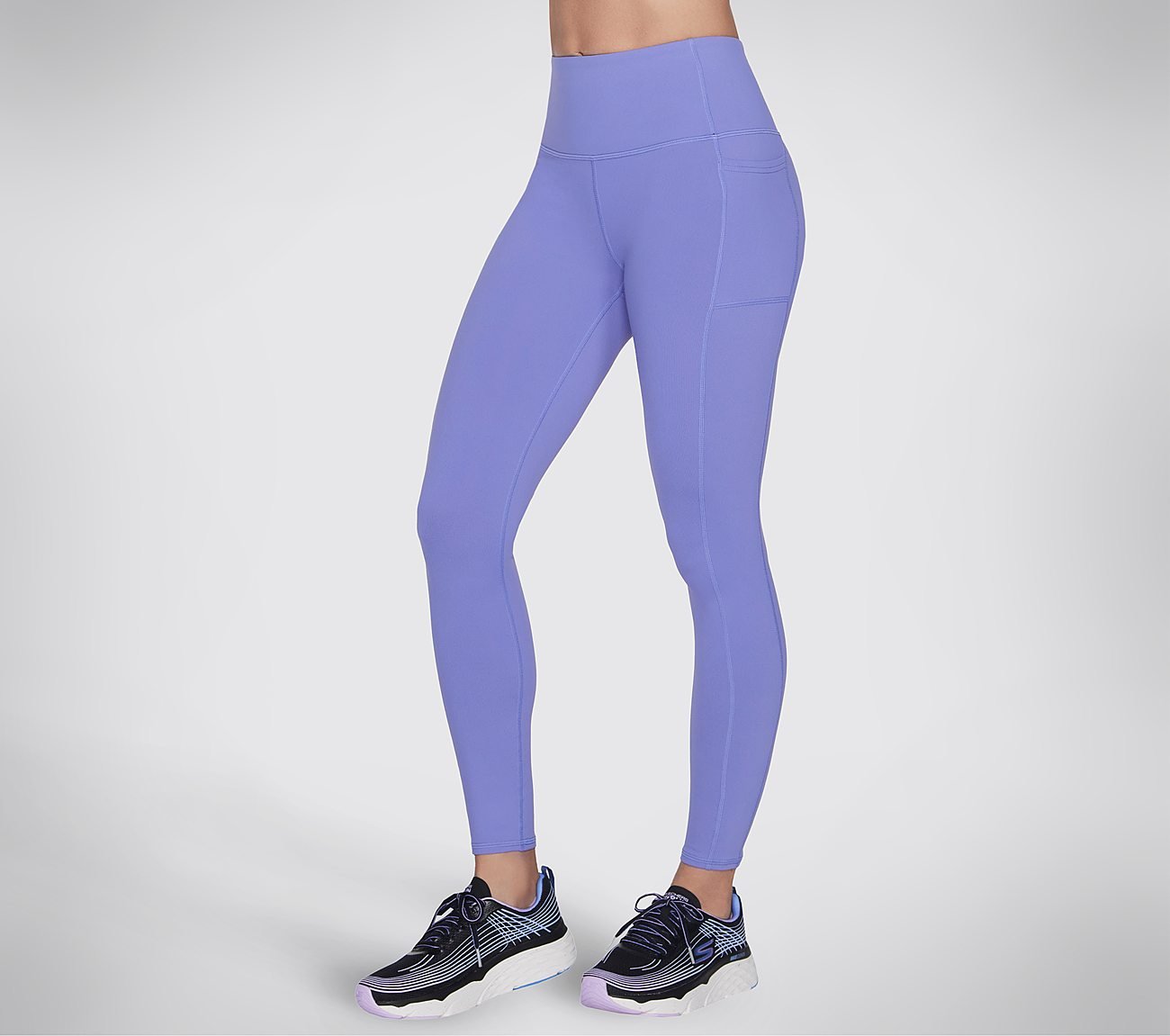 GOWALK HW LEGGING II, PURPLE AQUA Apparels Bottom View