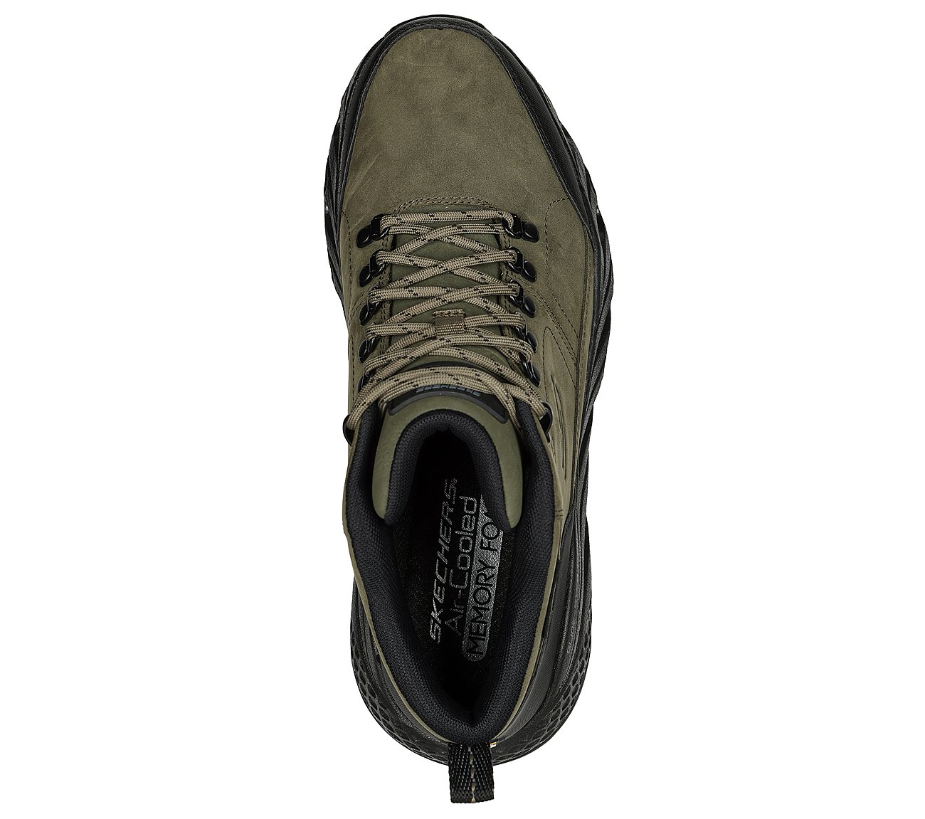 GLIDE-STEP TRAIL, OLIVE/BLACK Footwear Top View