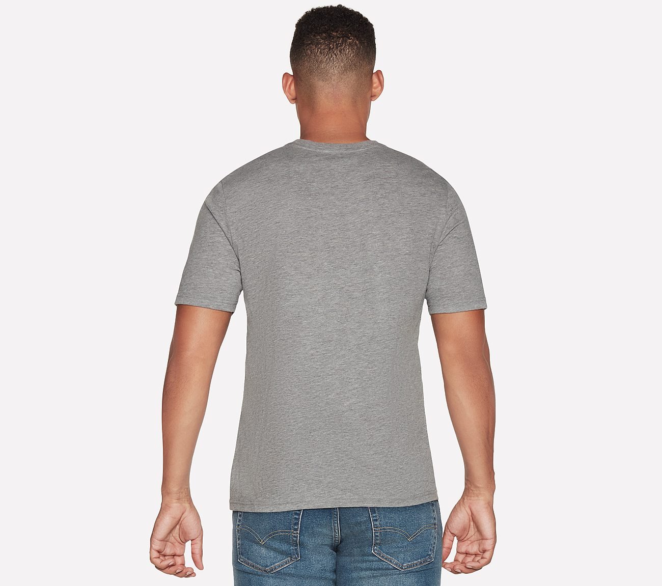 LIVE FREE T-SHIRT, LIGHT GREY Apparels Top View