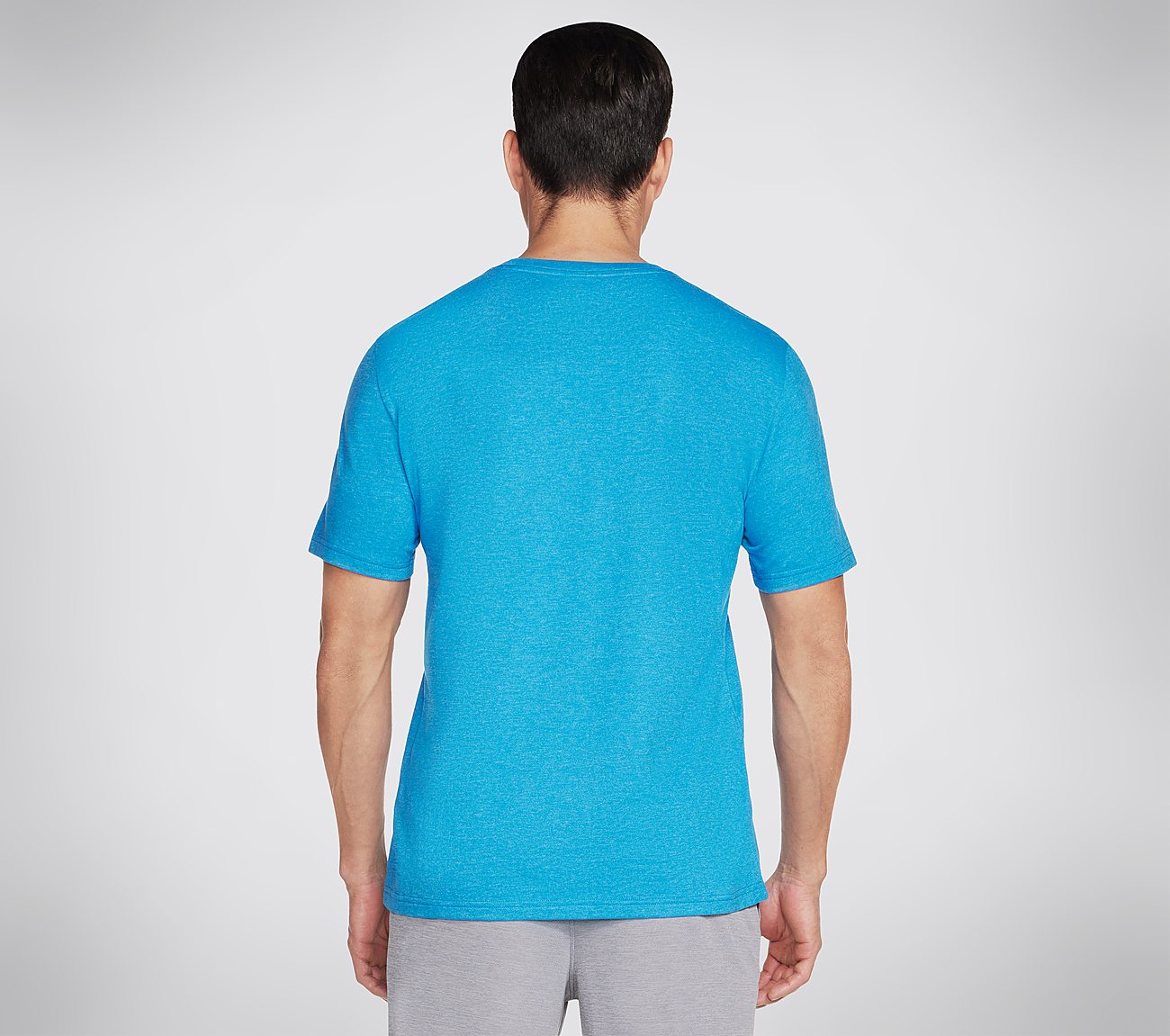 PRESTIGE T-SHIRT, NAVY/LIGHT BLUE Apparel Top View