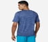 GO LIKE NEVER BEFORE T-SHIRT, BLUE/WHITE