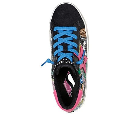 DIAMOND STARZ - SLITHERING, BLACK/MULTI Footwear Top View