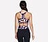 MISTY FLORAL ZIP FRONT BRA, BLACK/MAUVE Apparels Top View