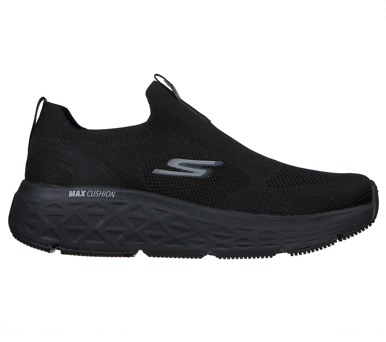 MAX CUSHIONING DELTA, BLACK Footwear Lateral View