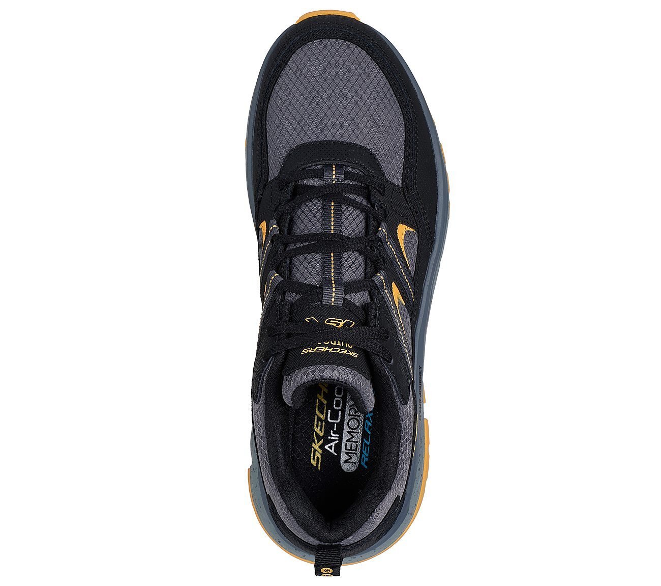 D-LUX JOURNEY, BLACK/YELLOW Footwear Top View