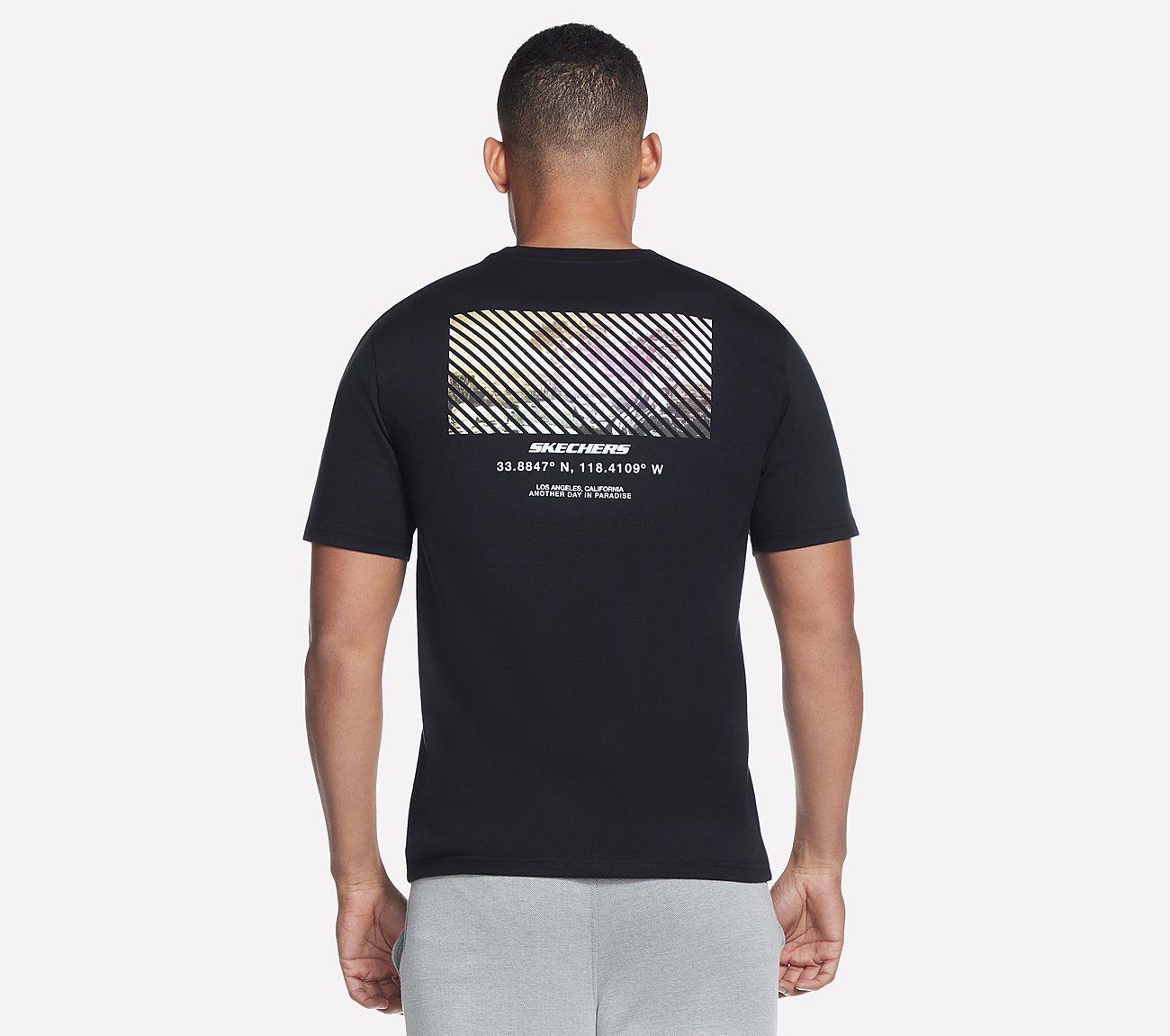 CROSSROAD T-SHIRT, BBBBLACK Apparels Top View