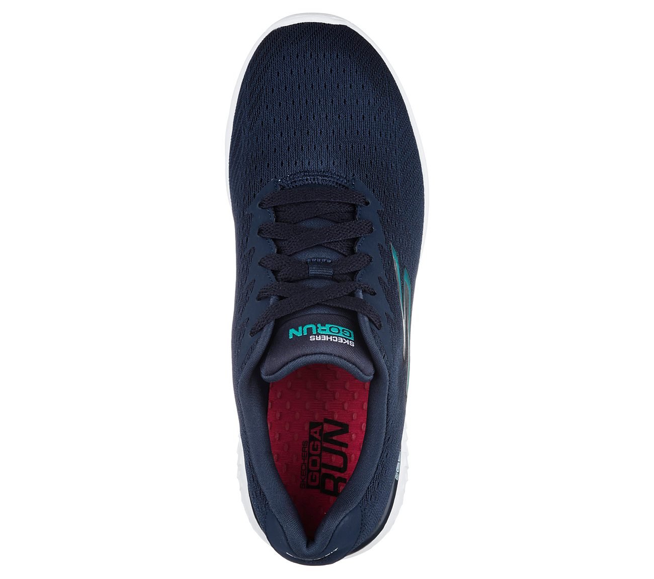 GO RUN 400 - SOLE, NAVY/WHITE Footwear Top View