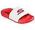 HYPER SLIDE - DERIVER, WHITE/RED Footwear Lateral View