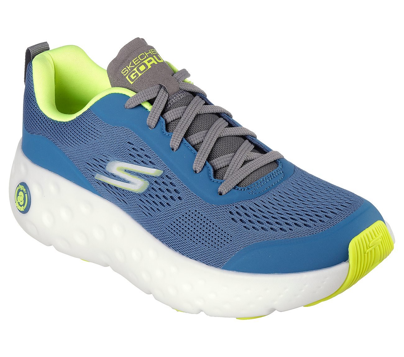 MAX CUSHIONING HYPER CRAZE BO, BLUE/GREY Footwear Right View