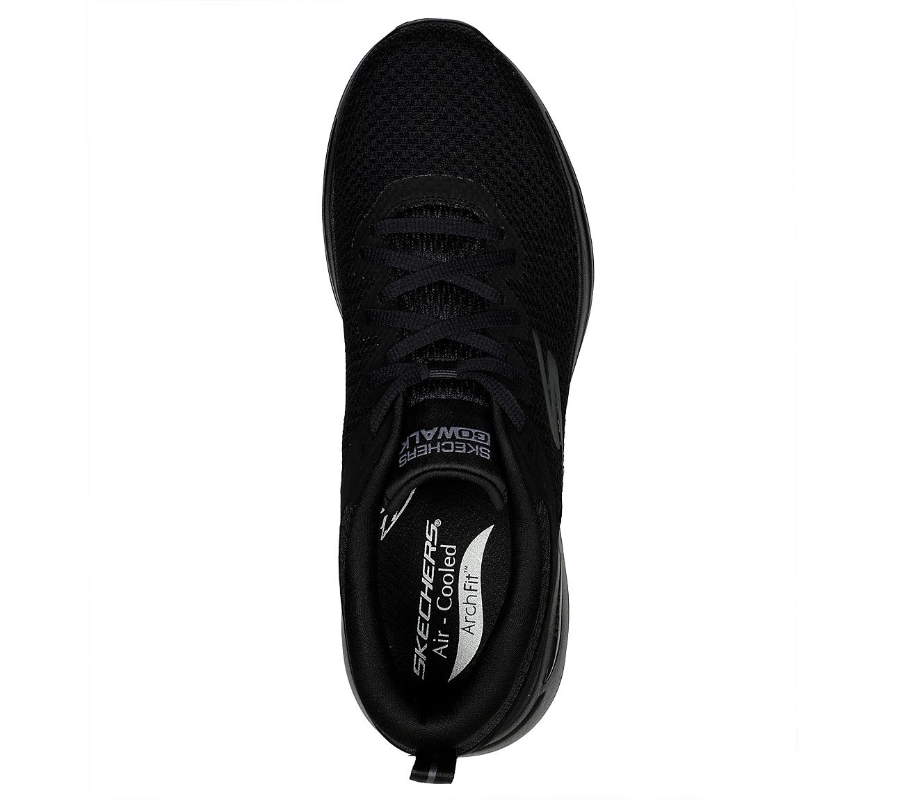 GO WALK ARCH FIT - CLINTON, BBLACK Footwear Top View