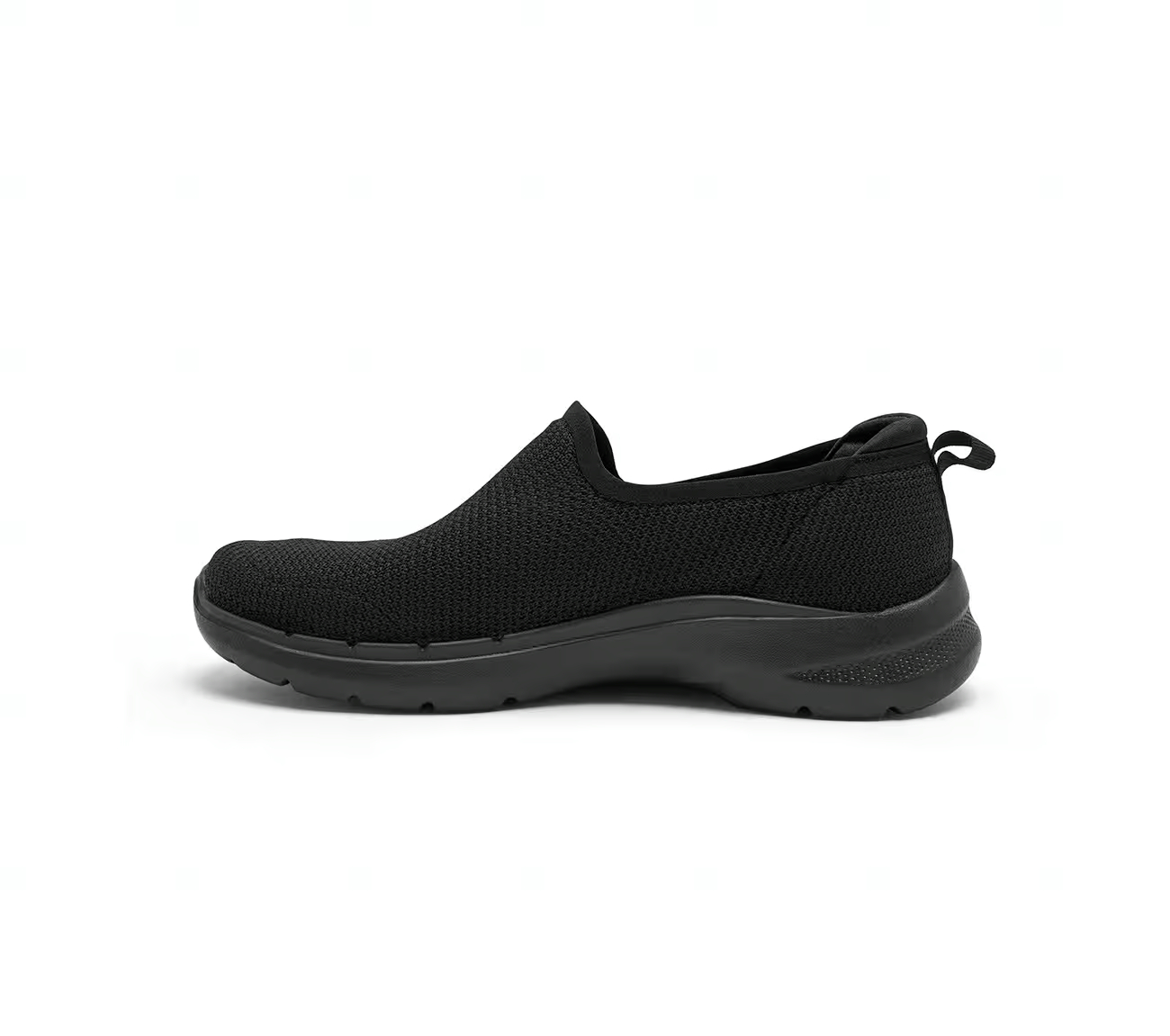 GO WALK 6 - FIRST CLASS, BBLACK Footwear Left View
