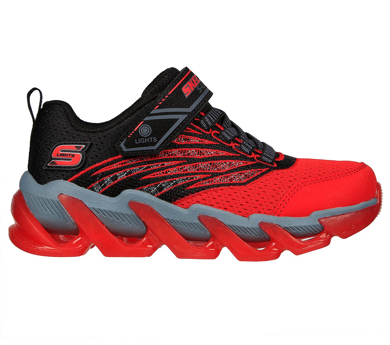 MEGA-SURGE - NEZCO, BLACK/RED Footwear Right View