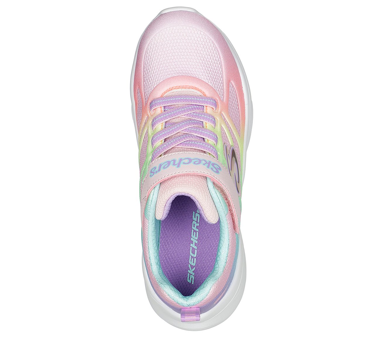 POWER JAMS, LIGHT PINK/MULTI Footwear Top View