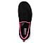 GO WALK JOY-CENTERPIECE, BLACK/HOT PINK Footwear Top View