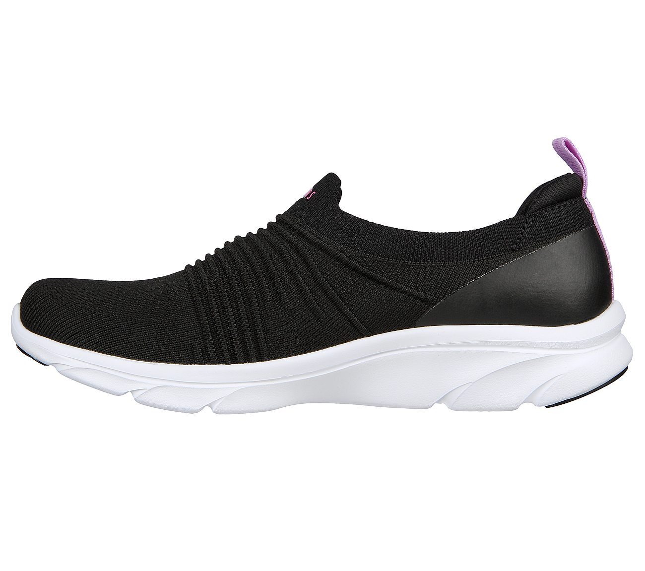 D'LUX COMFORT-GLOW TIME, BLACK/WHITE Footwear Left View