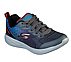 GO RUN 600 - HENDOX, BLACK/CHARCOAL/BLUE Footwear Lateral View