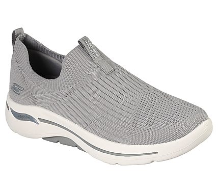 GO WALK ARCH FIT - ICONIC, GREY Footwear Lateral View