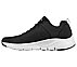 ARCH FIT-TITAN, BLACK/WHITE Footwear Left View