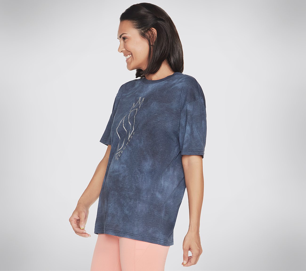 SKECHDYE DIAMOND T-SHIRT, NNNAVY Apparels Bottom View
