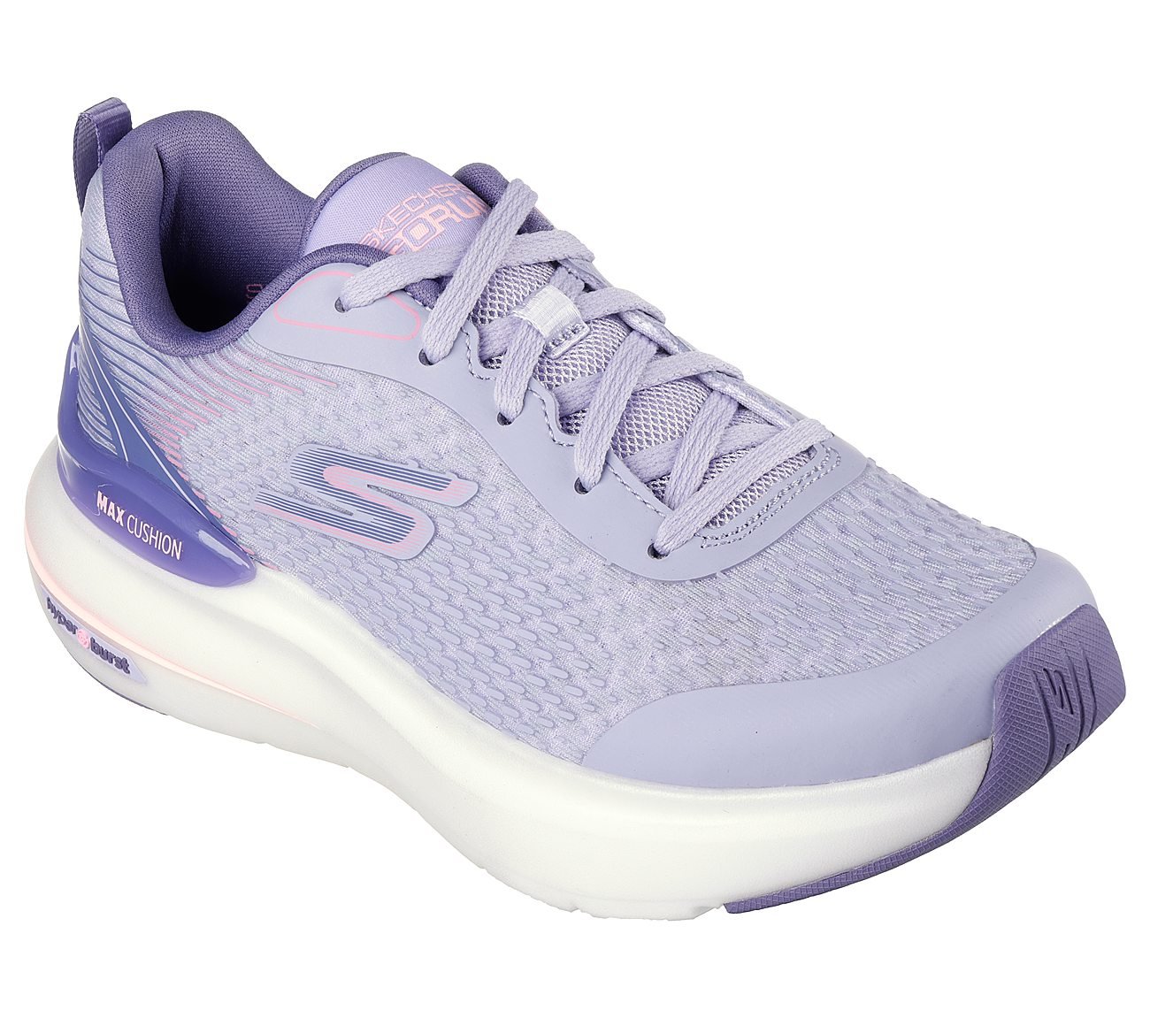 MAX CUSHIONING HYPER BURST, LAVENDER Footwear Right View