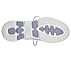 GO WALK 5 - UPRISE, LAVENDER Footwear Bottom View