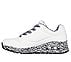 UNO - MINI DRIP, WHITE BLACK Footwear Left View