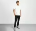 SL MESH SCRIBBLE TEE, WHITE/LAVENDER/MINT Apparel Right View