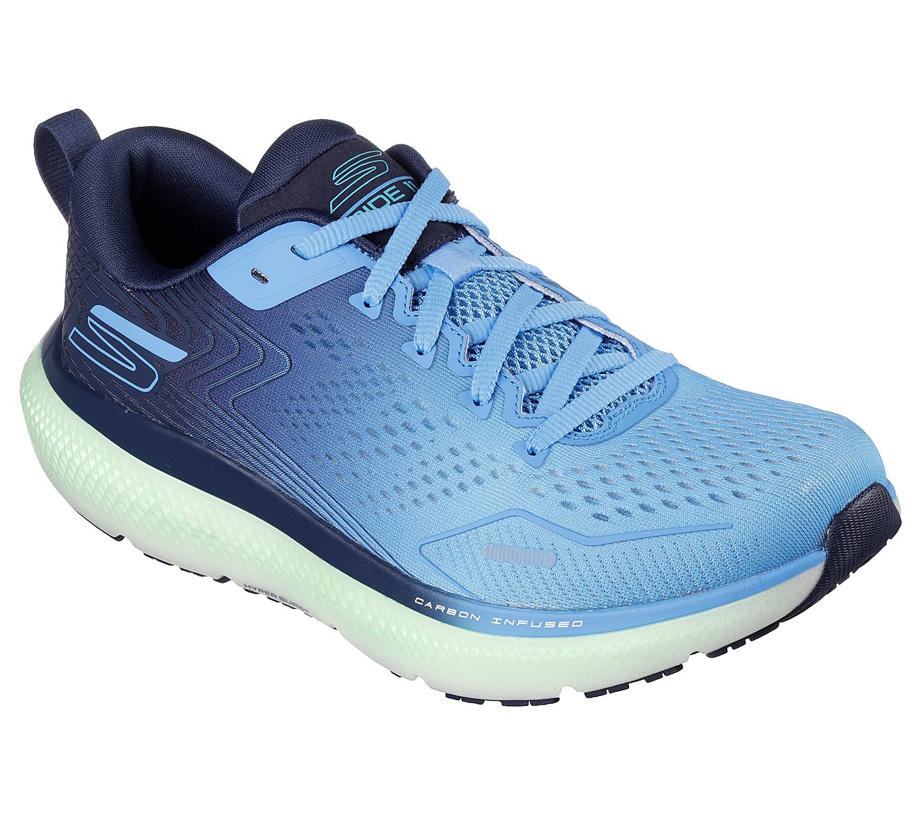 GO RUN RIDE 11, BLUE Footwear Right View