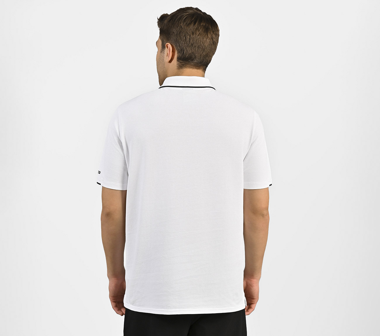 STRUCTURED KNIT POLO,  Apparel Left View