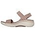 GO WALK ARCH FIT SANDAL-POLIS, TAN Footwear Left View