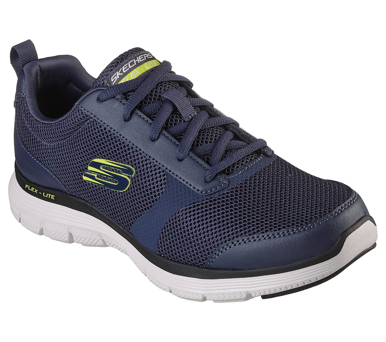 FLEX ADVANTAGE 4.0-EFFICIENT, NAVY/LIME Footwear Right View